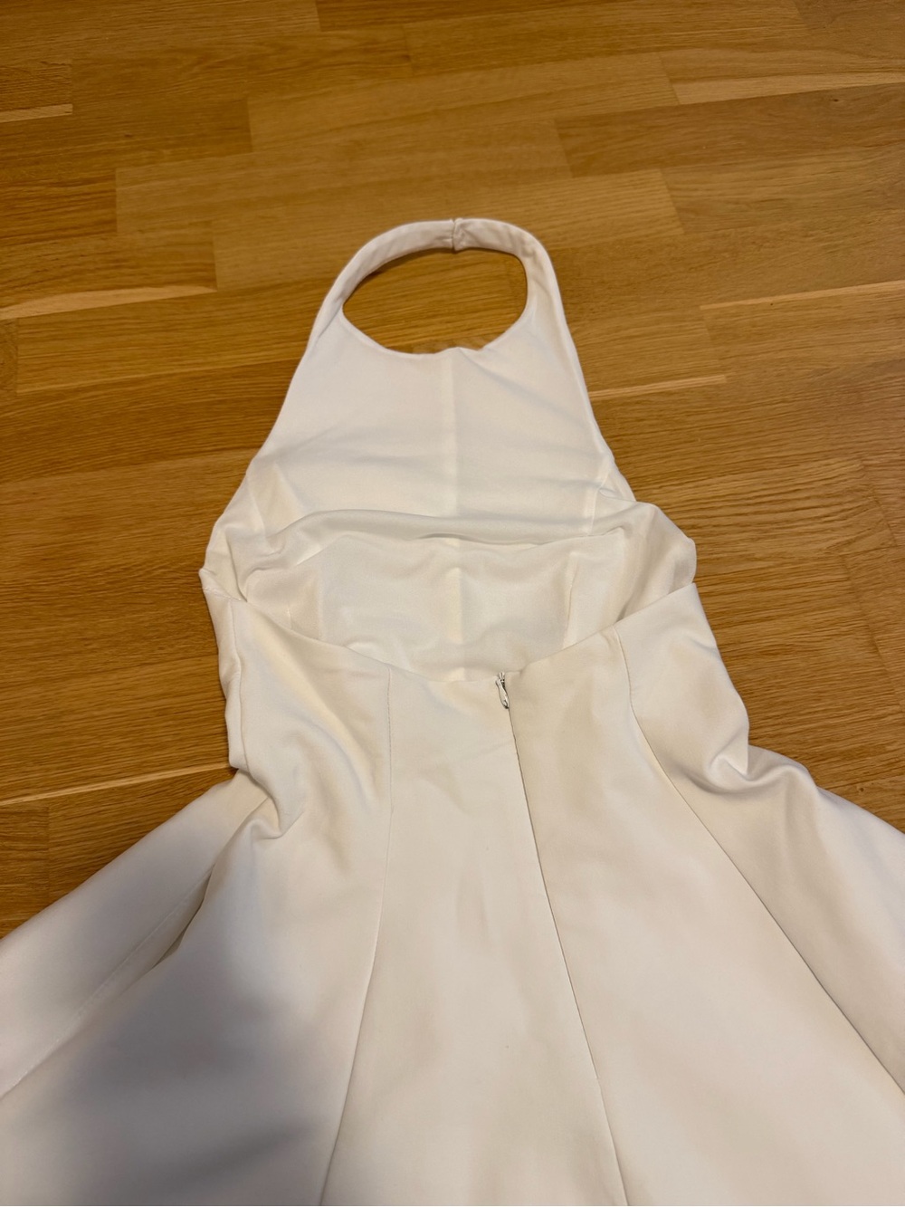 Zara white halter neck flared mini - Picture 6 of 7